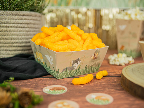 Cutii pentru chipsuri Forest Animals - 4 buc.