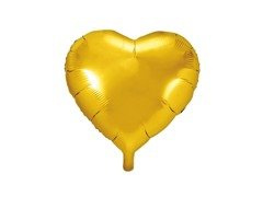 Balon din folie Inimă de aur - 45 cm - 1 buc.