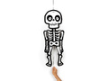 Decor de perete Halloween Schelet - 85 cm - 1 buc.
