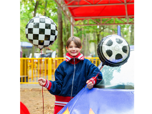 Racing Car Wheel balon de folie - 45x50 cm - 1 buc.