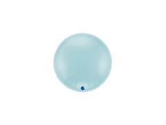 Balon rotund din folie albastru pastel - 30" - 1 buc.