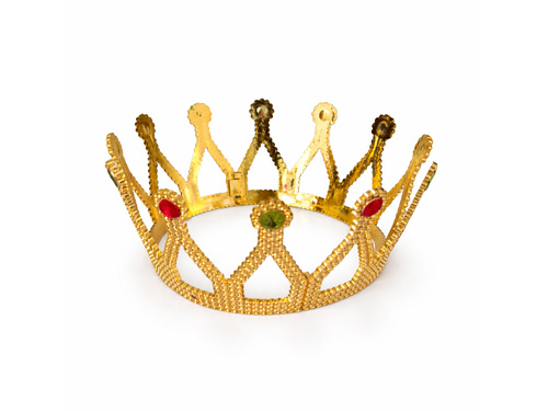 Coroana de aur a regelui cu bijuterii