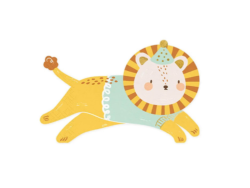 Șervețele aniversare Lion - 16 x 10 cm - 20 buc.