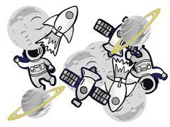 Decor cu două fețe Cosmos - 12 buc.