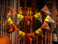 Halloween Haunted House steag banner - 500 cm - 1 buc.