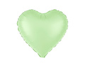Pistachio balon de foi cu inima - 45 cm - 1 buc.