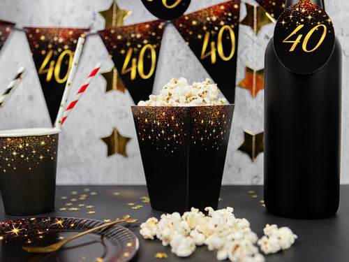 Cutii de popcorn sclipitoare - 6 buc.