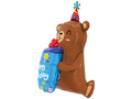 Balon cu folie Birthday Teddy Bear - 56x82x43 cm - 1 buc.