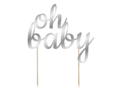 Oh baby cake topper - 1 buc.