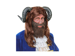 Peruca de bestie cu coarne