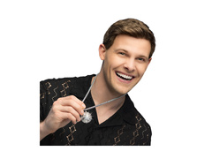 Colier cu bilă disco LED