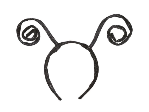 Bentiță din pâslă neagră - 1 buc.