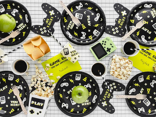 Șervețele aniversare Game Controller - 11,5 x 16 cm - 12 buc.