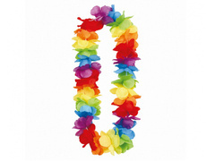 Colier hawaiian - curcubeu - 120 cm - 1 buc.