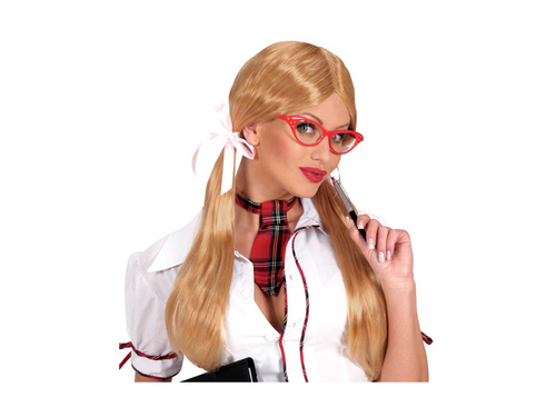 Peruca blonda Schoolgirl