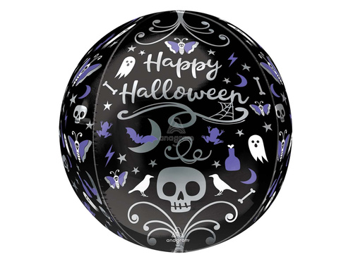 Balon folie Halloween fericit - 38 x 40 cm - 1 buc.