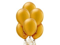 Baloane din latex aurii metalice - mici - 25 buc.