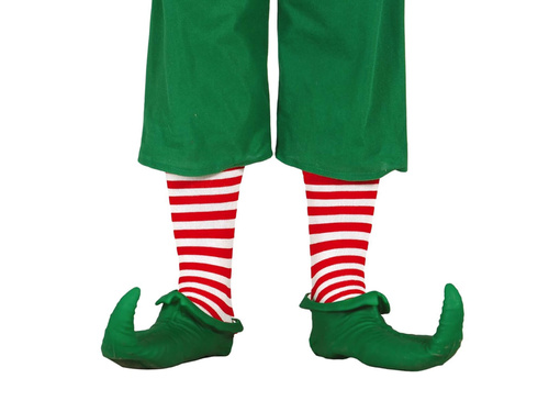 Șosete lungi cu dungi roșii - 1 pereche