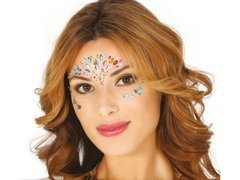 Abțibilduri autoadezive pentru fețe în culori - 1 op.