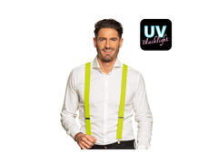 Bretele Basic neon galben UV