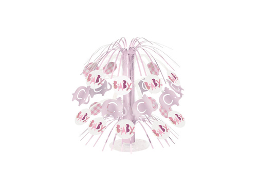 Decorațiune de masă elefant roz - 30 cm - 1 buc.