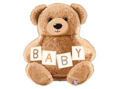 Balon folie ursuleț Teddy - 49x58 cm - 1 buc.