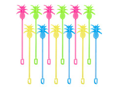 Agitatoare de cocktail Ananas - 20 cm - 10 buc.