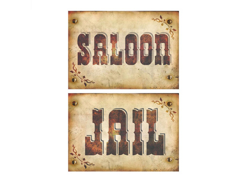 Pandantiv Western Plaque - 2 buc.