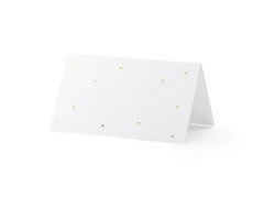 Cărți de vizită pentru masă Dots - 9,5 x 5,5 cm - 10 buc.