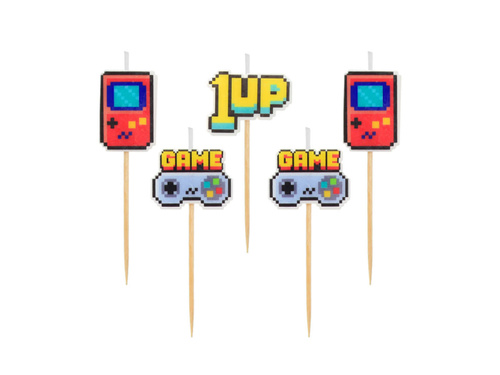 Lumânări de picnic Game On - 5 buc.