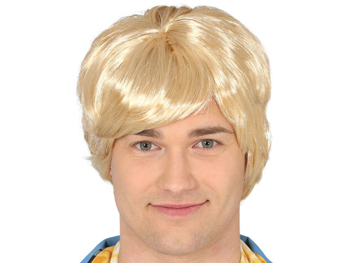 Peruca masculină blondă - 1 buc.
