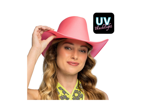 Blaze pălărie de cowboy neon roz
