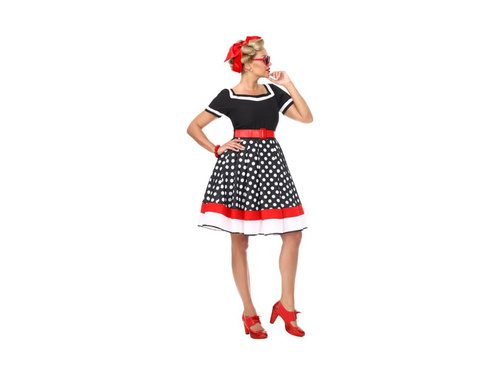 Ținută de modă din anii 1950.