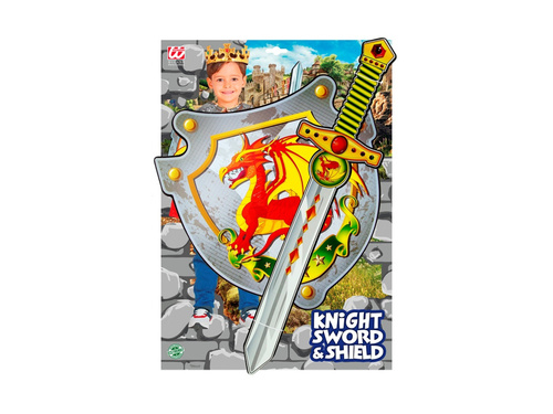 Set Dragon Knight - sabie și scut din spumă