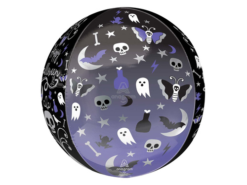 Balon folie Halloween fericit - 38 x 40 cm - 1 buc.