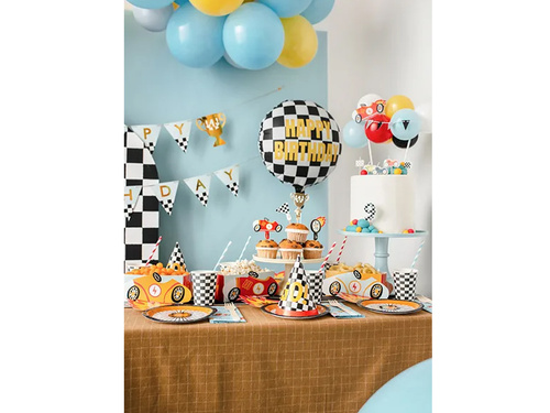 Balon topper pentru tort Autko - 1 set