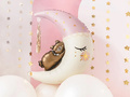 Balon din folie cu luna ursuleț Teddy - 71 x 86 cm - 1 buc.