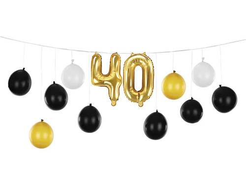 Set baloane aniversare 40 de ani - 1 set