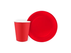 Set de hârtie roșie - 24 buc.