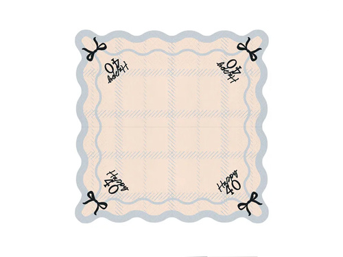 Șervețele fericite 40 - 33 cm - 12 buc.