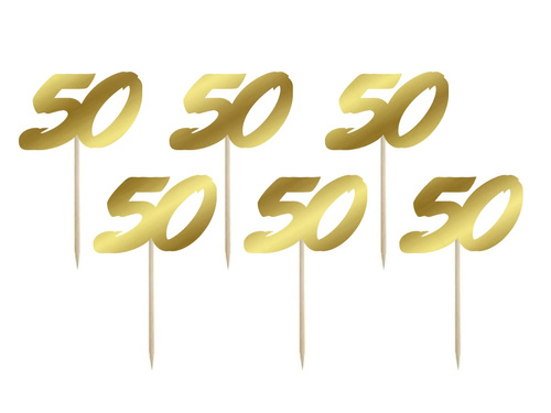 Picuri pentru tort 50 - 6 buc.