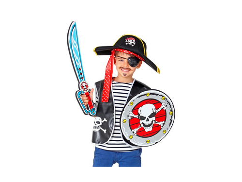 Set sabie și scut pirat - sabie 52 cm, scut 52 cm