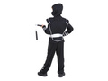 Costum războinic ninja negru - 1 buc.