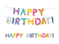 Baner Happy Birthday Świnka Peppa - 320 cm - 1 szt.