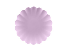 Farfurii mov cu volan - 22 cm - 4 buc.