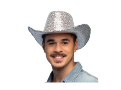 Rodeo Party pălărie de cowboy argintie