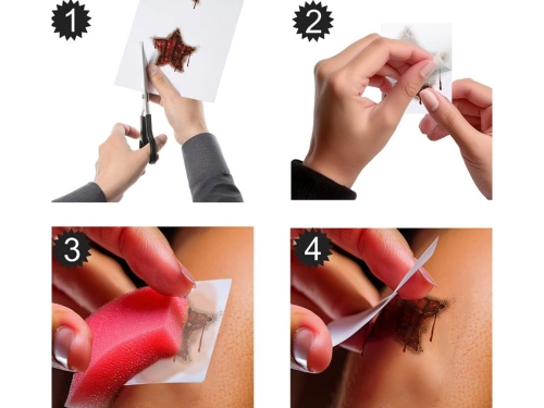 Autocolante autoadezive cu față de clovn