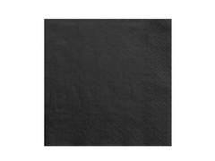 Șervețele de hârtie negre - 33 cm - 20 buc.
