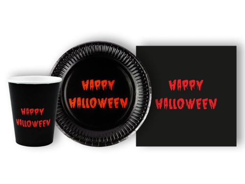 Set de hârtie pentru Halloween sângeros - 44 buc.