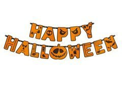 Banner Halloween fericit - 185 cm - 1 buc.